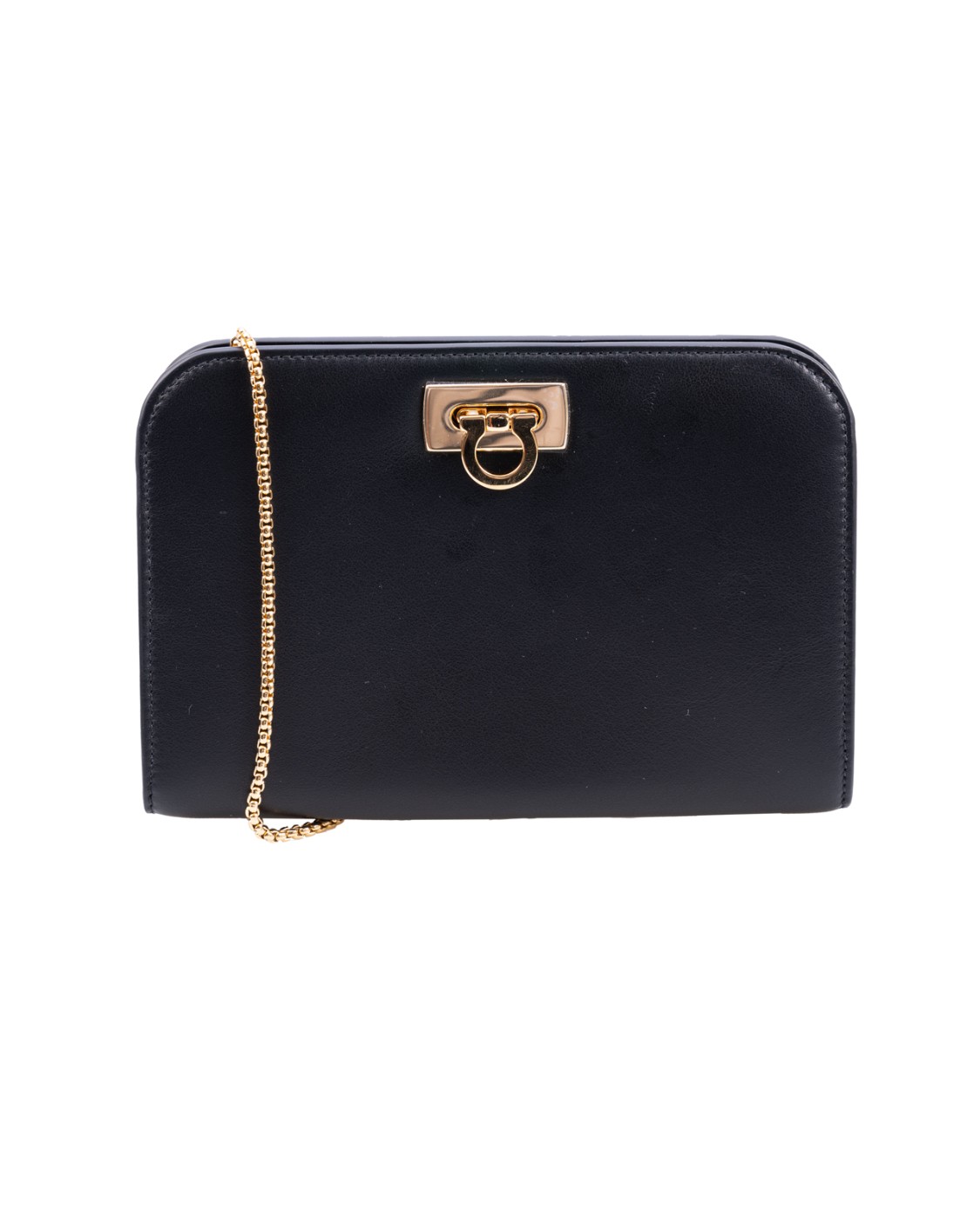 shop SALVATORE FERRAGAMO  Borsina: Salvatore Ferragamo mini pochette "Diana".
Forme geometriche con angoli stondati e chiusura con Gancini palladio.
Tracollina in catena squadrata rimovibile.
Dimensioni: Altezza 12.5 CM  Lunghezza 18.5 CM  Profondità 5.0 CM.
Composizione: vitello.
Made in Italy.. 218352 WANDAMINI CL-771651 number 4613740